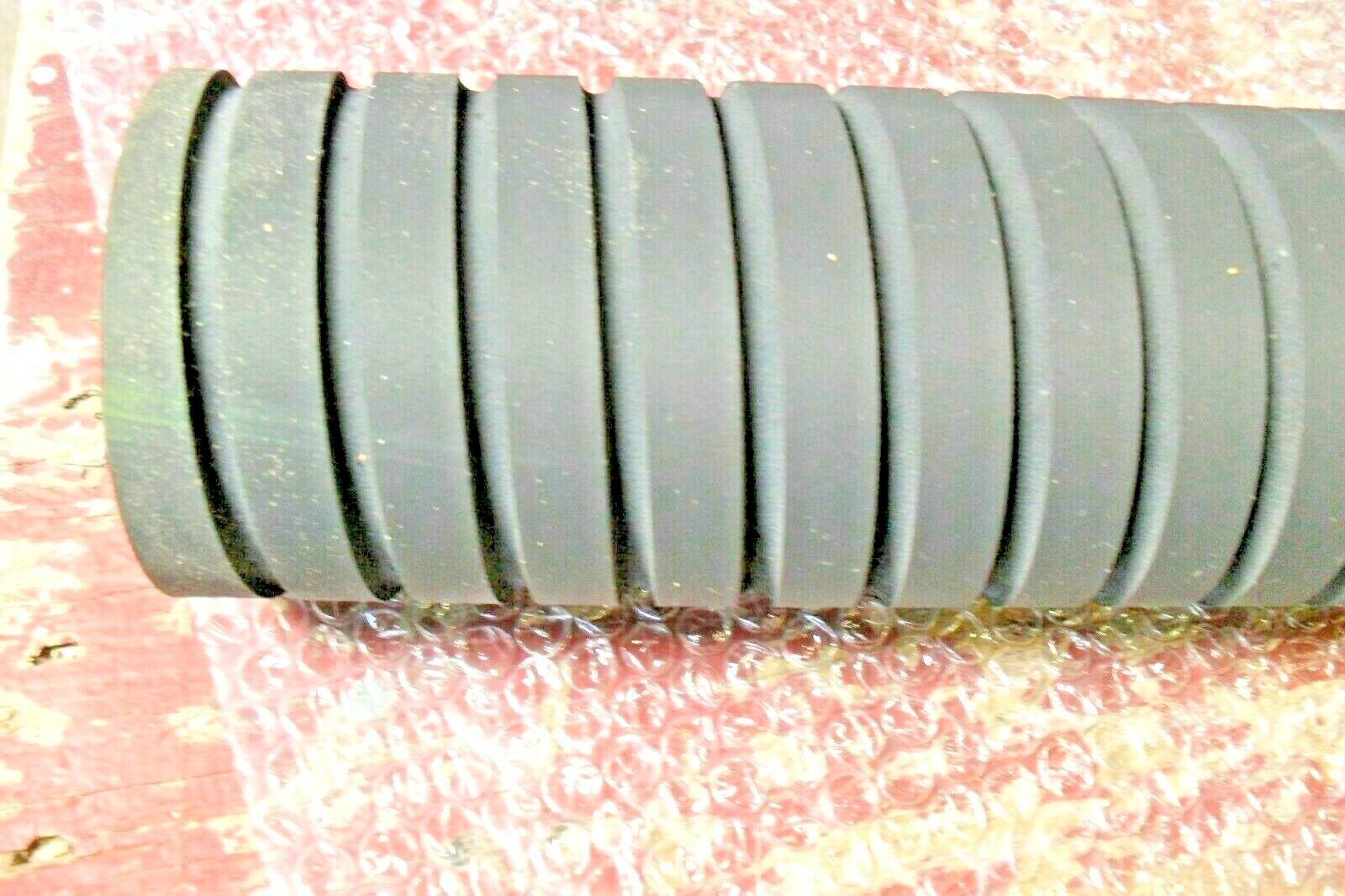Industrial Rubber Spiral Groove Rollers SS frame 2.50 x 3.500 x 21.75