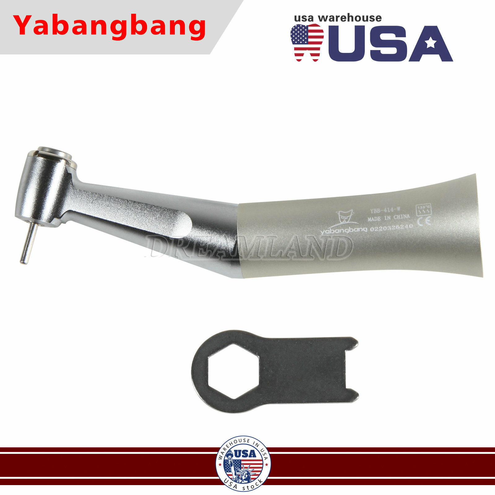 Dental Slow Speed E-type Contra Angle Handpiece fit NSK 1.6mm Friction Grip OEM