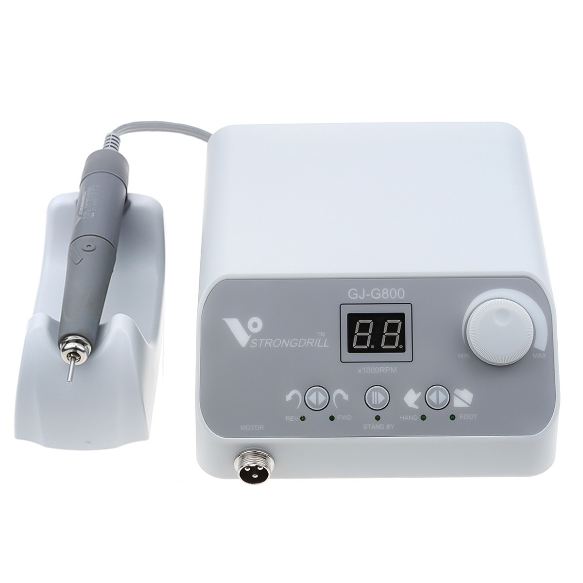 STRONGDRILL Brushless Micromotor Polisher G800 with 50000 RPM Handpiece US STOCK