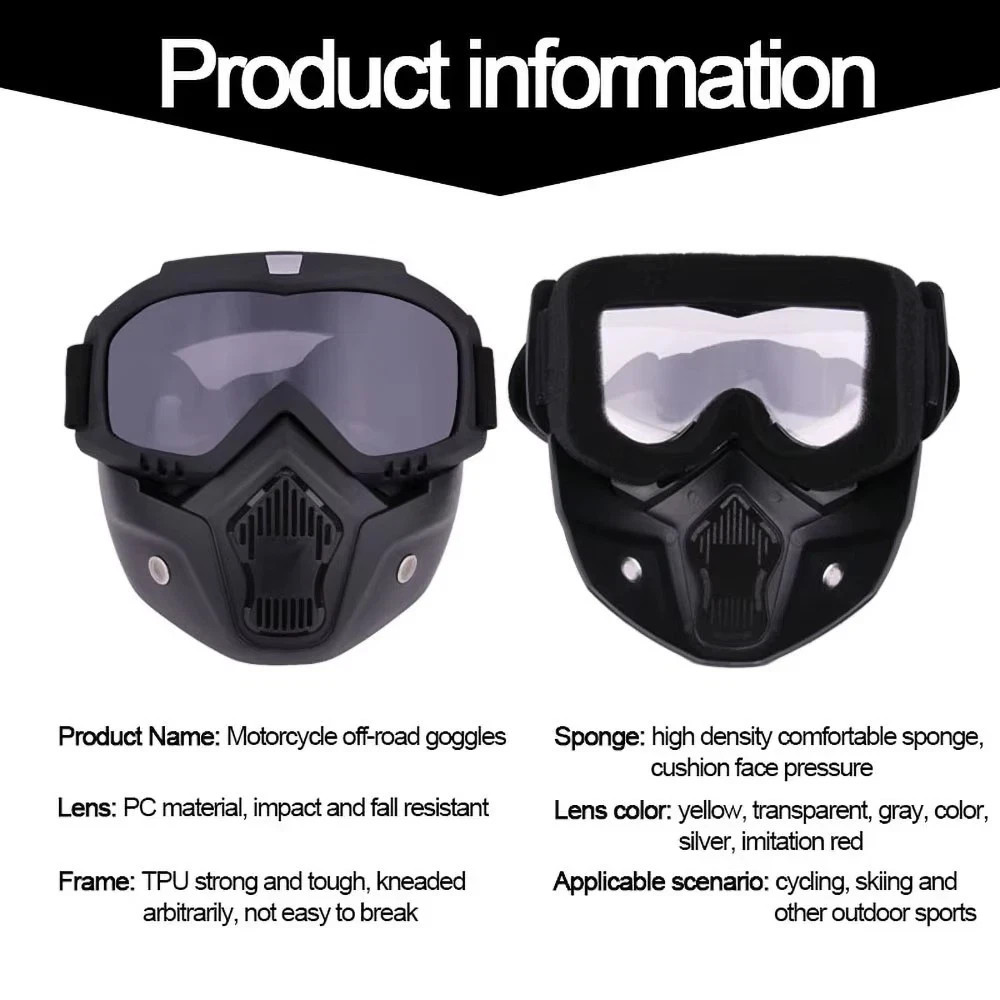 Safety Work Full Face Mask Shield & Goggles, Construction Eye Protection Eyewear
