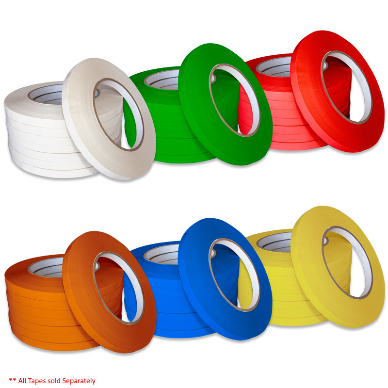 Bag Sealing Poly Tape 3/8 inch x 180 yards Produce – Free Shipping – Jorestech
