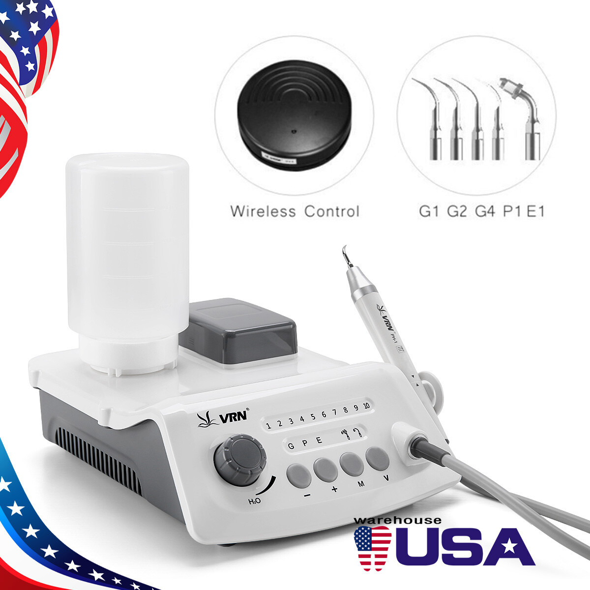 Dental LED Ultrasonic Piezo Scaler Handpiece Bottle / LED Scaler Handpiece