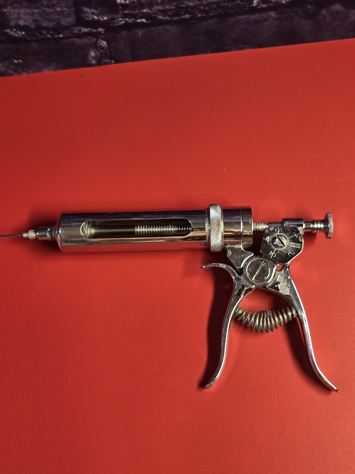 Henke Roux Automatic Veterinary Syringe Livestock Vaccinator Injector Vtg
