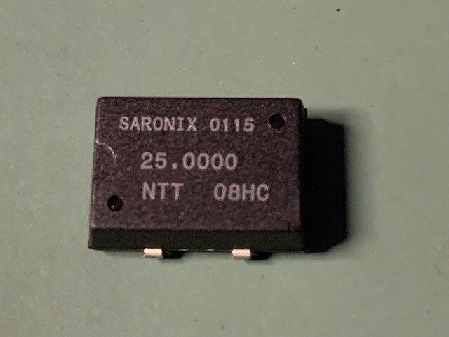 LOT OF (50) NEW SARONIX NTT08HC-25.000MHZ TTL 5V 24+ to 70 MHz TYPE H