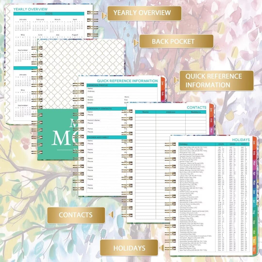 2025 Planner – 2025 Planner Weekly and Monthly from January to December 2025, 6.