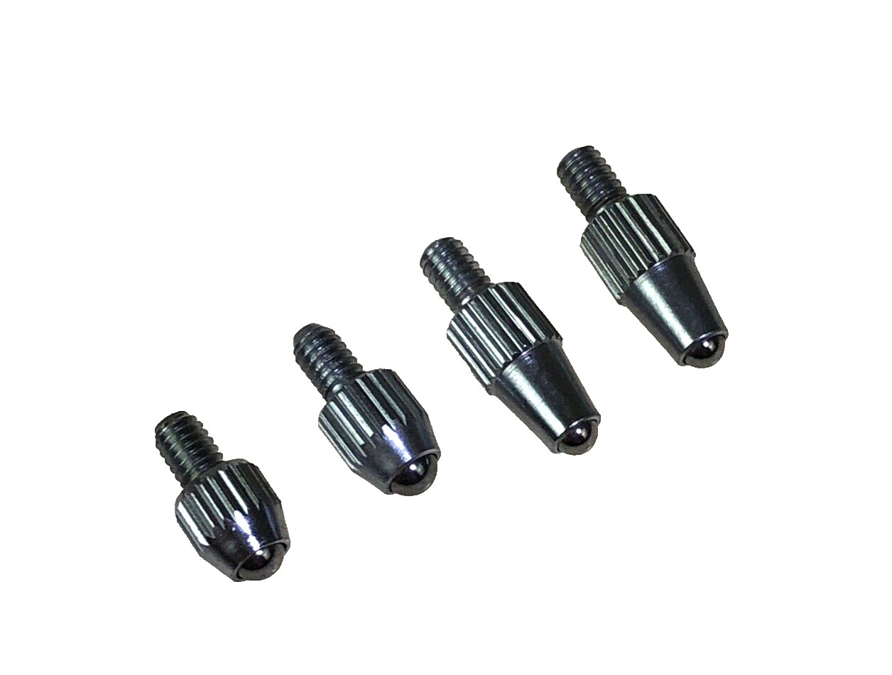 4 Pcs Carbide Ball Tip Contact Point For Digital Dial Indicator 4-48 UNF Thread