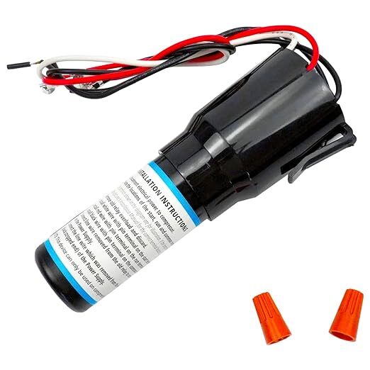 RCO210 3 IN» 1 Relay Overload and Start Capacitor, 1/3 to 1/2 HP 115 VAC