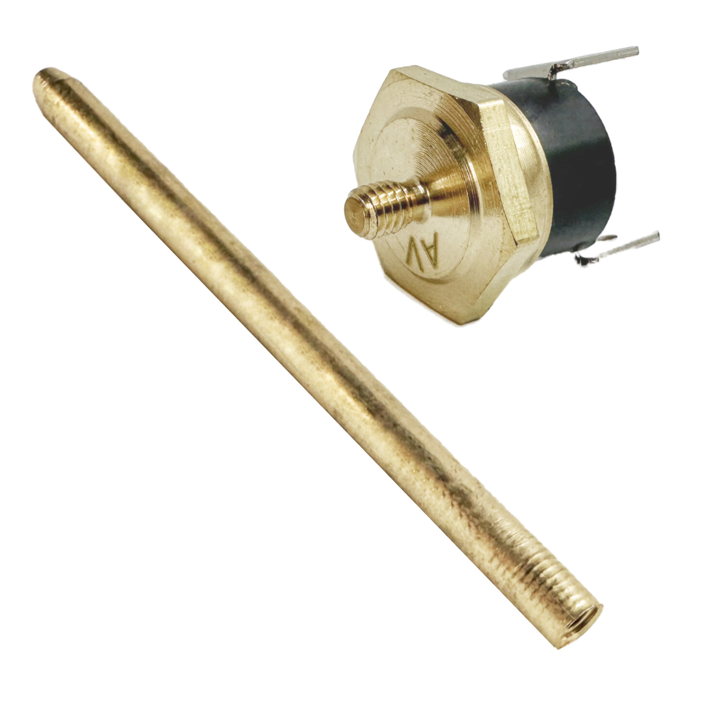 ELECTRIC 12 VOLT COOLING FAN THERMO-STAT RADIATOR PUSH PROBE TEMP-ERATURE SWITCH