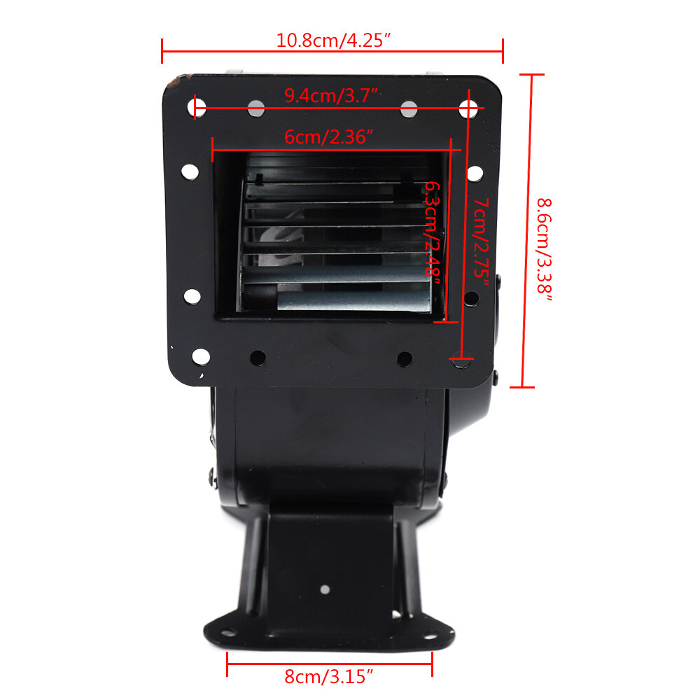 Small Centrifugal 196CFM Flange Blower Fan 2600r/min 110V 120W Durable Equipment