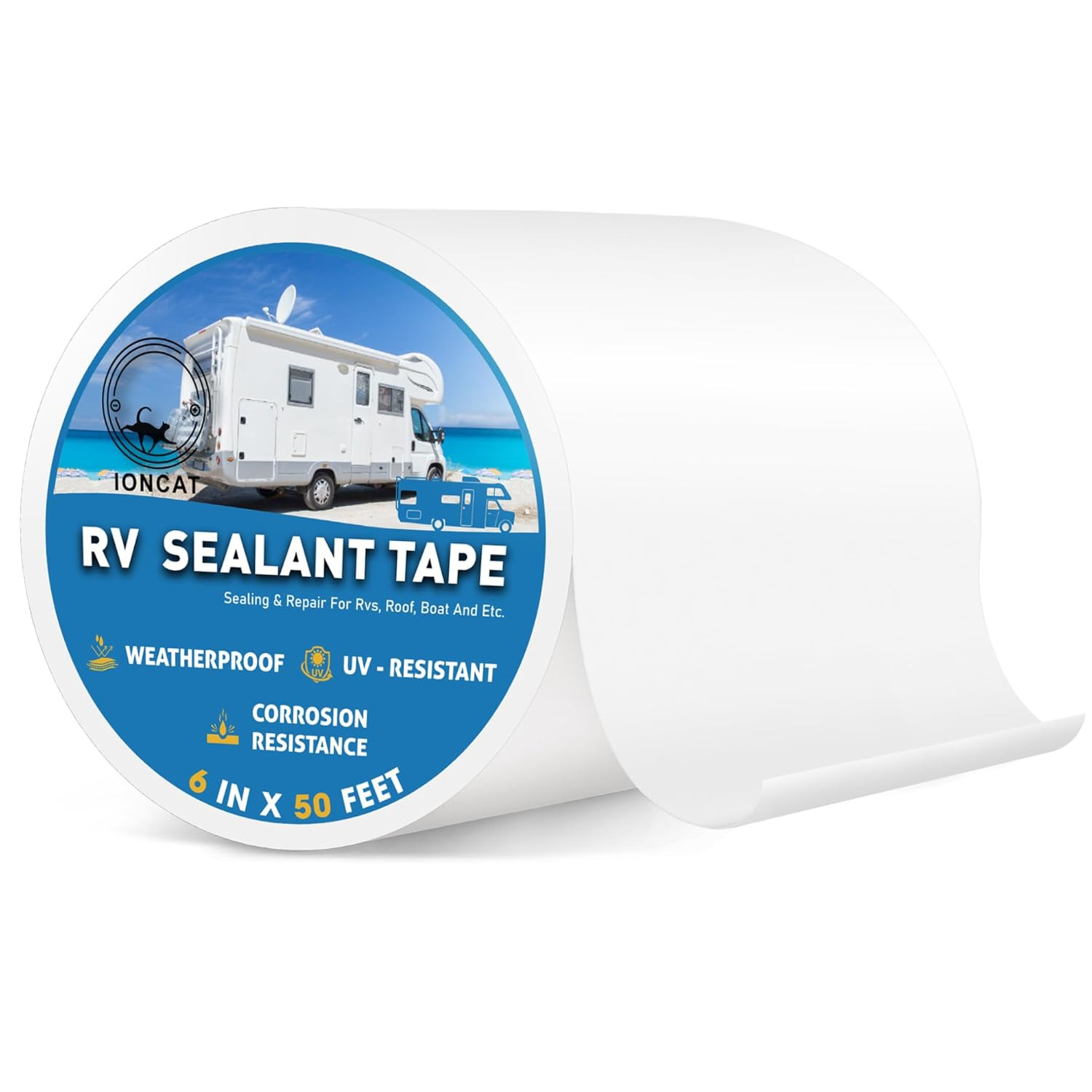 RV Roof Sealant Tape, 6 Inch X 50 Feet RV Repair