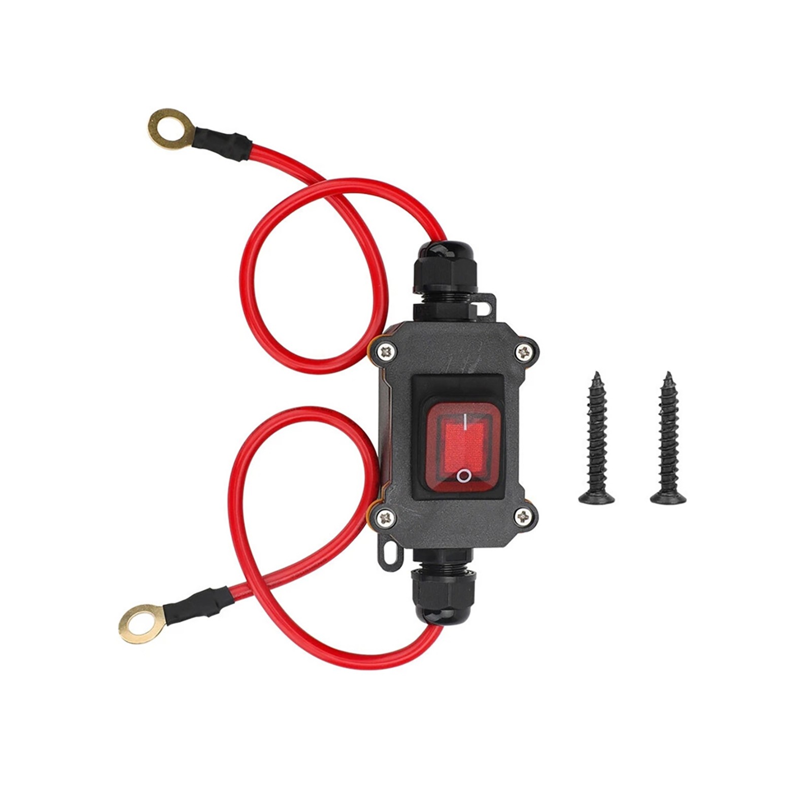 DC 12V-24V Inline Cord Switch IP67 Waterproof Outdoor ON/Off Toggle Switch