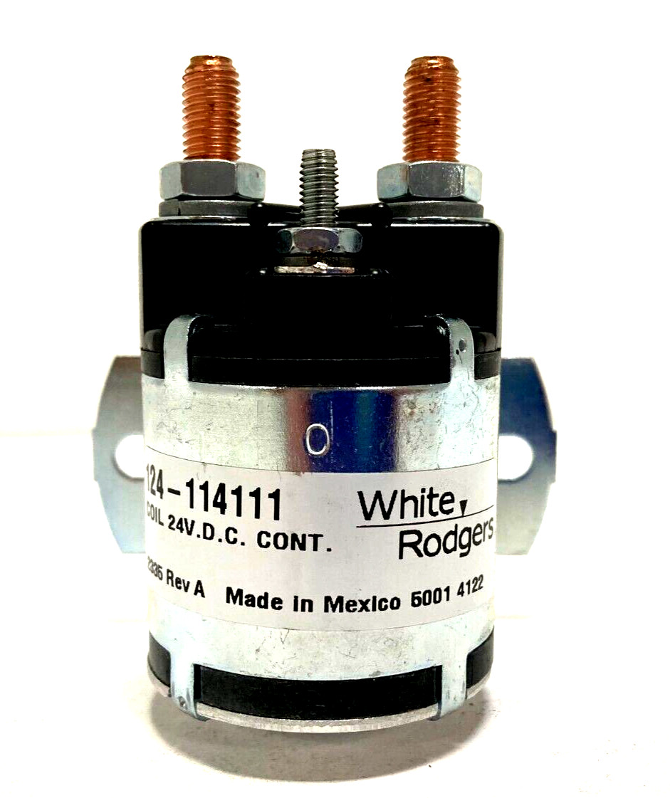 White Rodgers Solenoid 124-114111-1 Continuous Duty, Isolated Coil, 24V