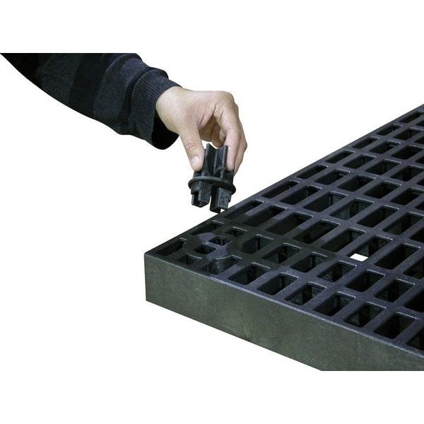 Structural Plastics S3616b Freestanding Plastic Shelving, Open Style, 16 In D,
