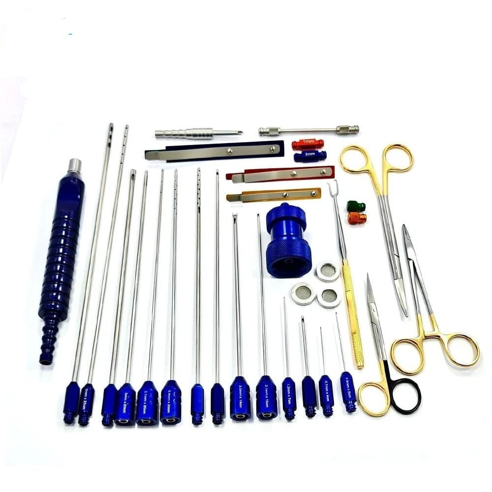 Liposuction cannulas Set for face and neck