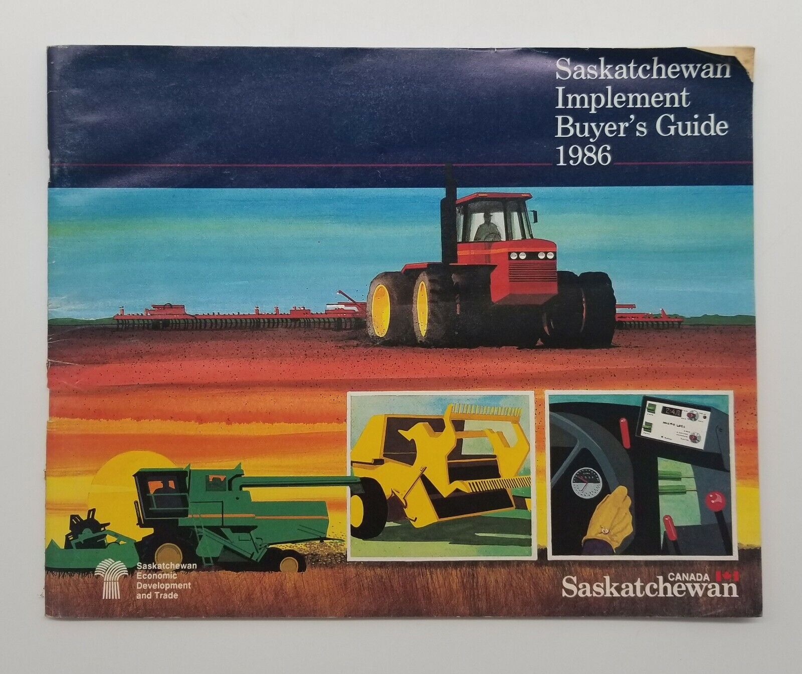 1986 Saskatchewan Implement Buyer’s Guide Brochure Catalog