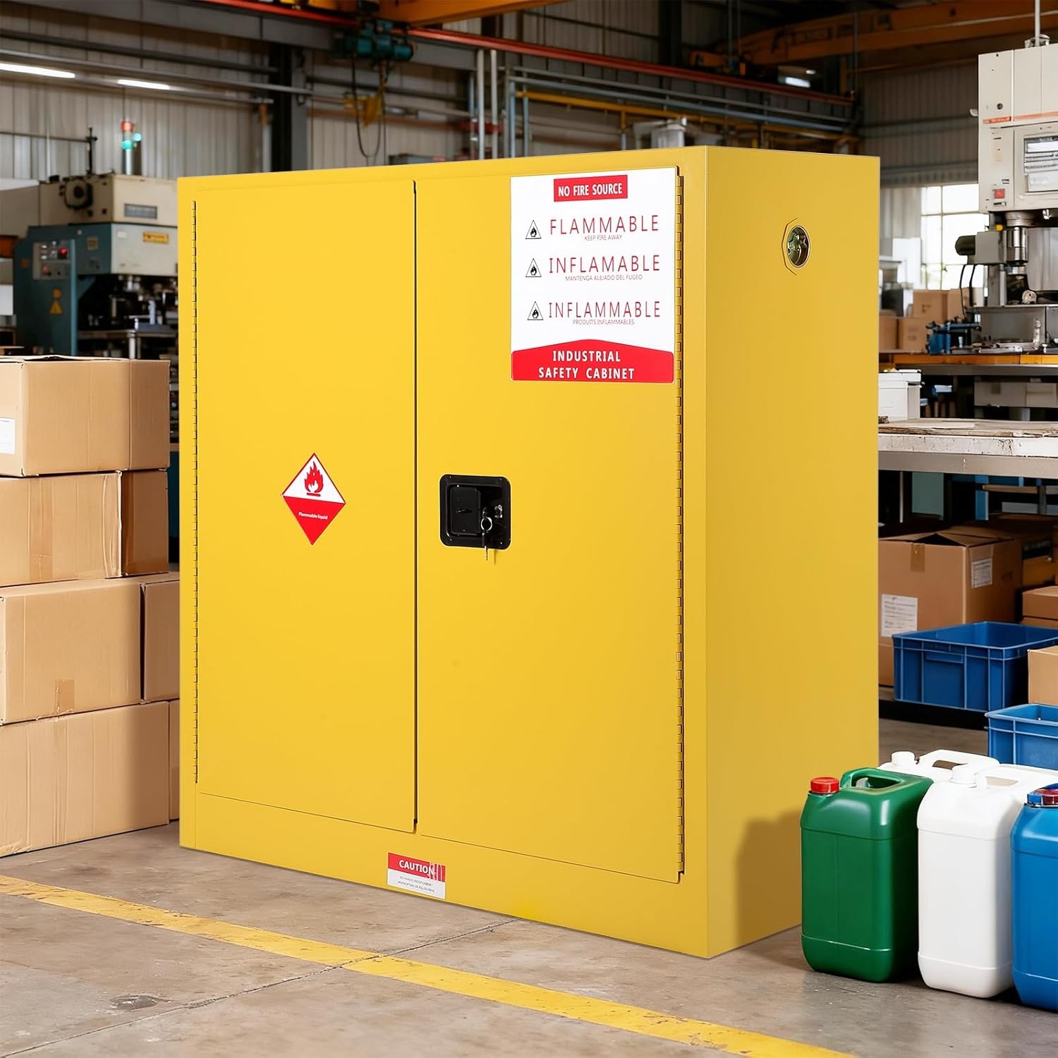 Hazardous Storage Flammable Cabinet Fire Resistant Safety For Flammable Liquid