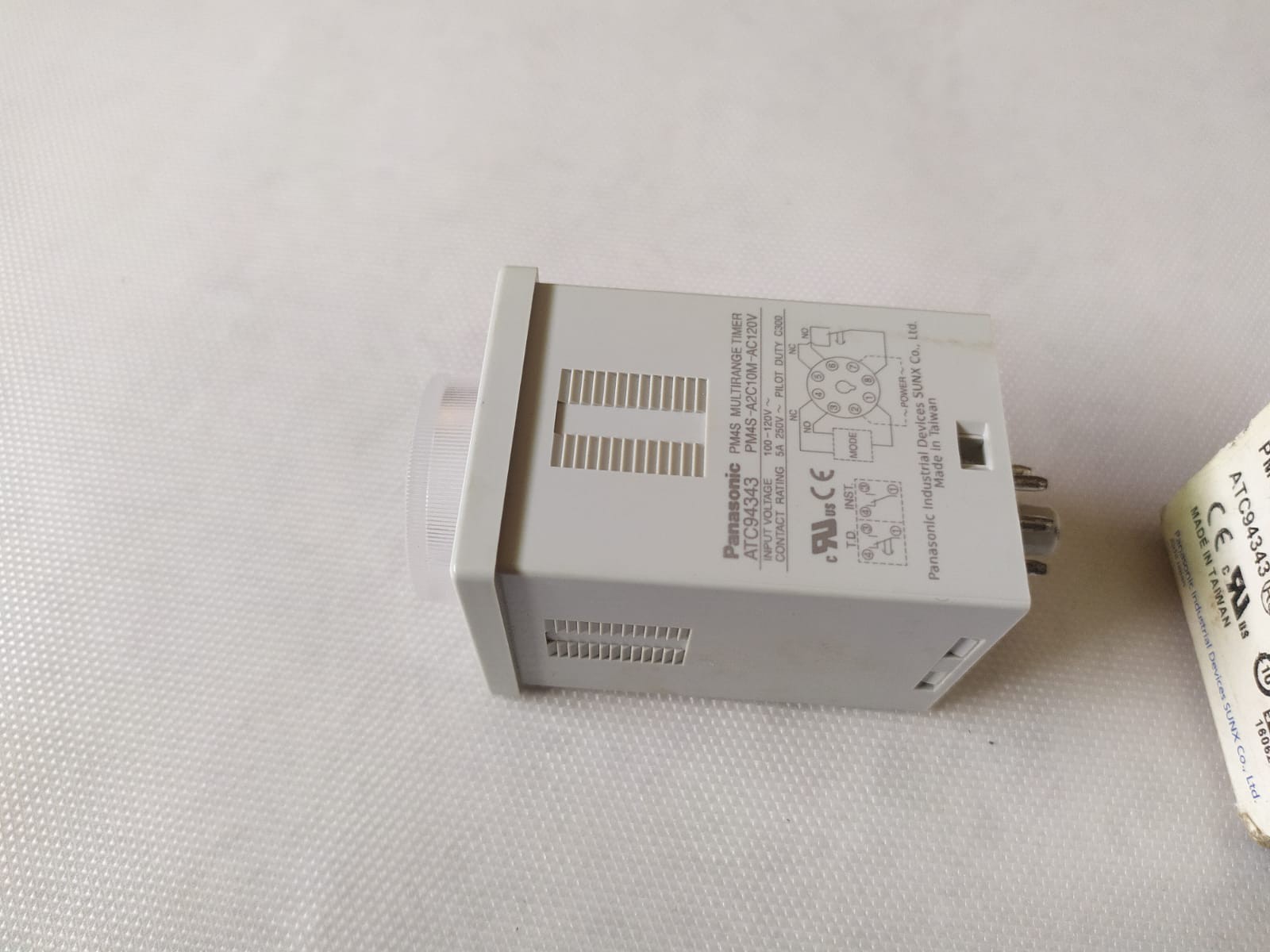 PANASONIC PM4S Multirange Timer ANALOG PM4S-A2C10M-AC120V ATC94343 100-120V AC