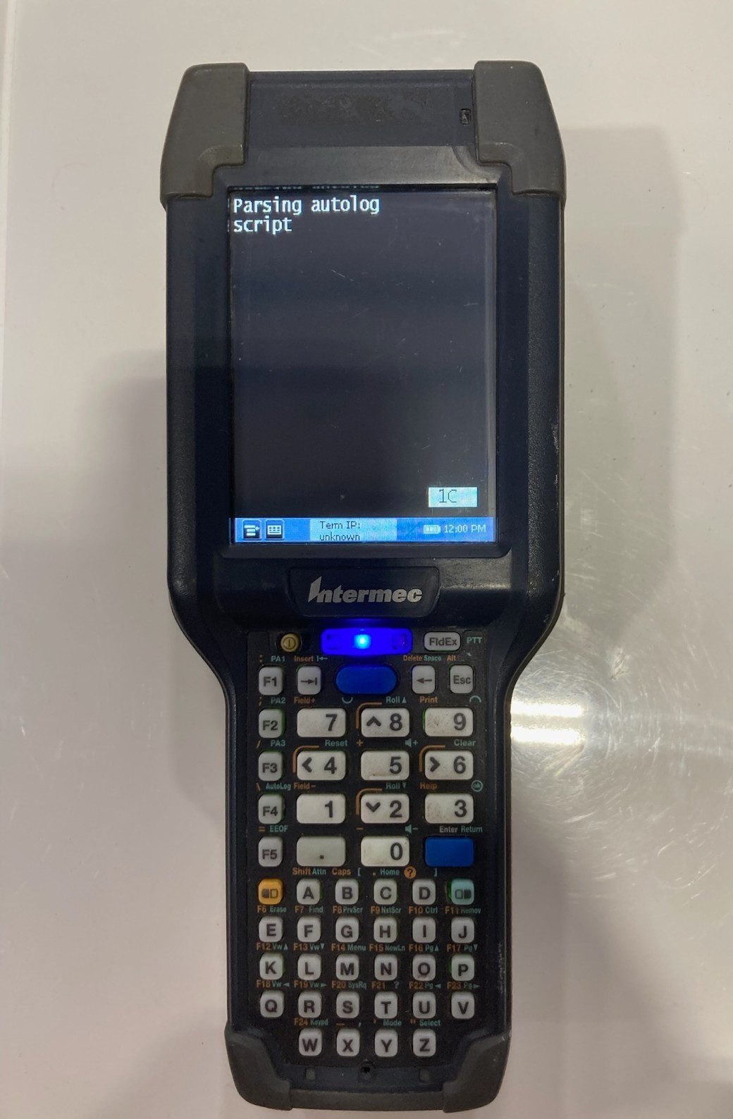 Intermec CK3X Rugged Barcode Scanner w/ AC20 Quad Battery Charger & PSU