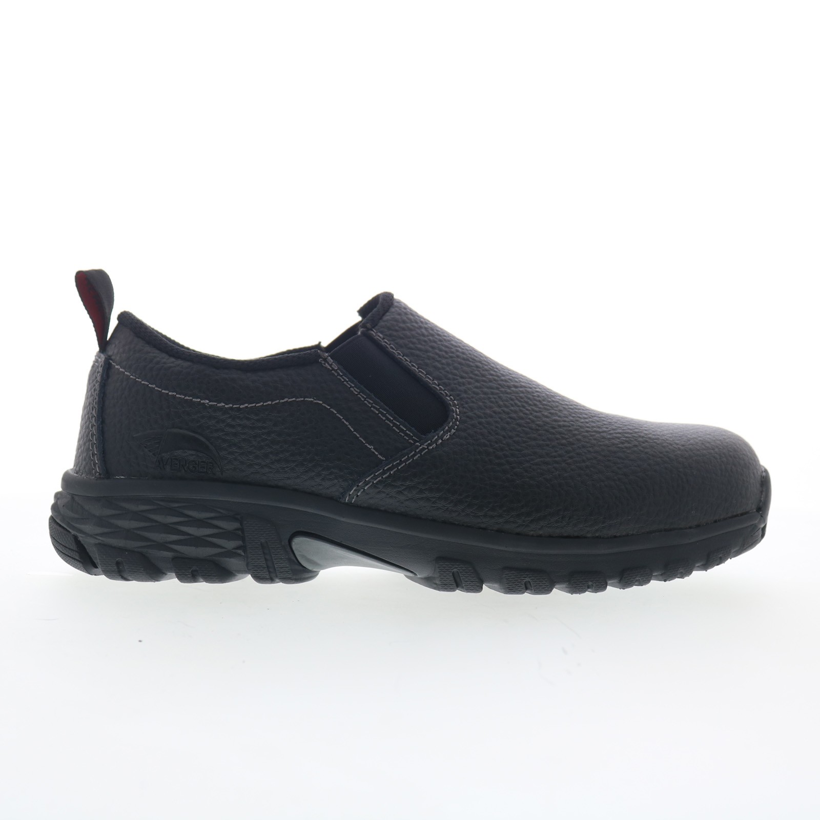 Avenger Flight Slip-On Alloy Toe A7001 Mens Black Work & Safety Shoes