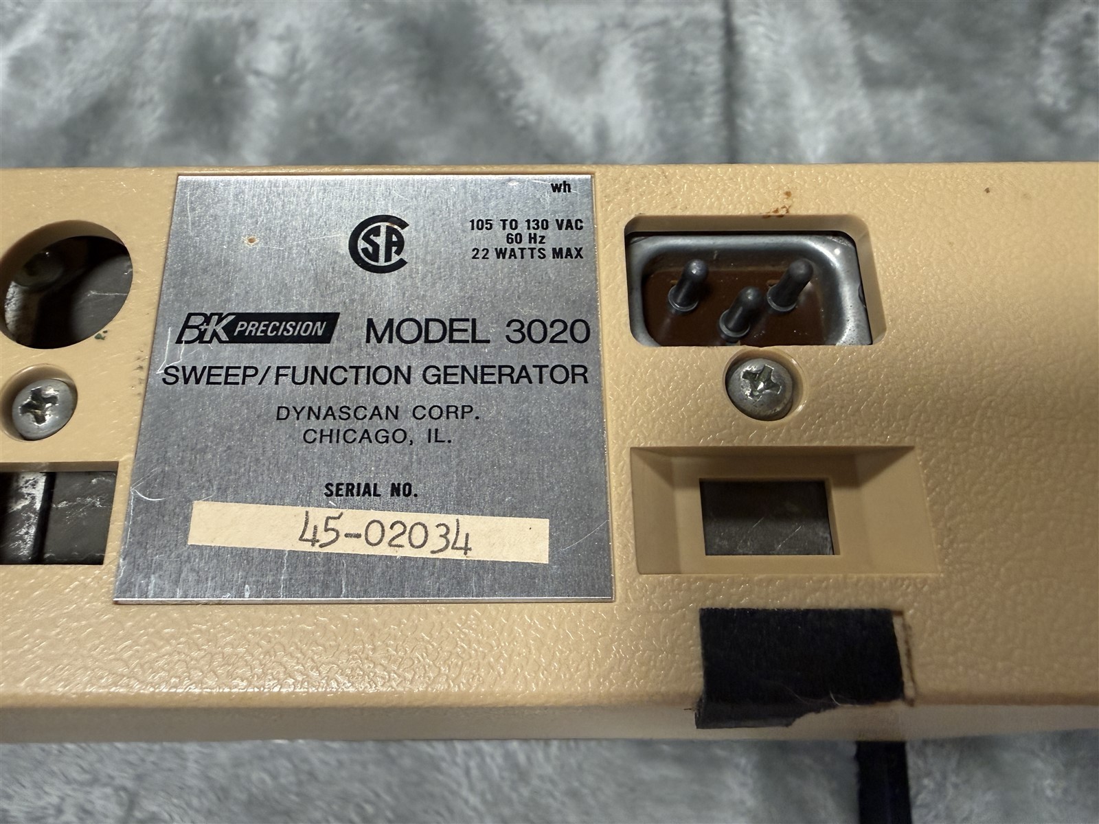 B&K PRECISION 3020 SWEEP FUNCTION GENERATOR «AS IS UNTESTED»