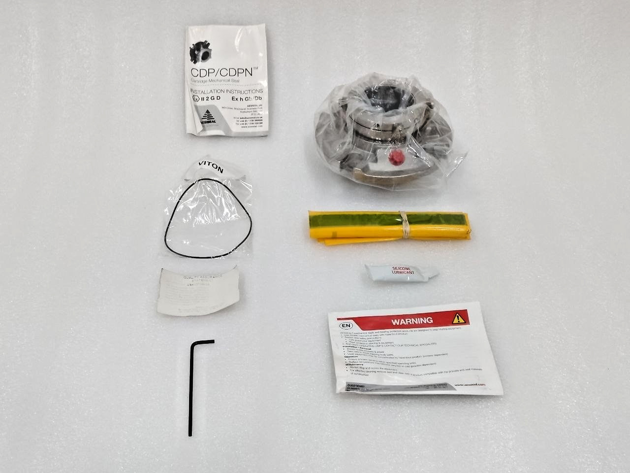 AESSEAL 2.500-20 AZA10530TSTCV01-20RG C.D.P DOUBLE MECHANICAL SEAL NEW