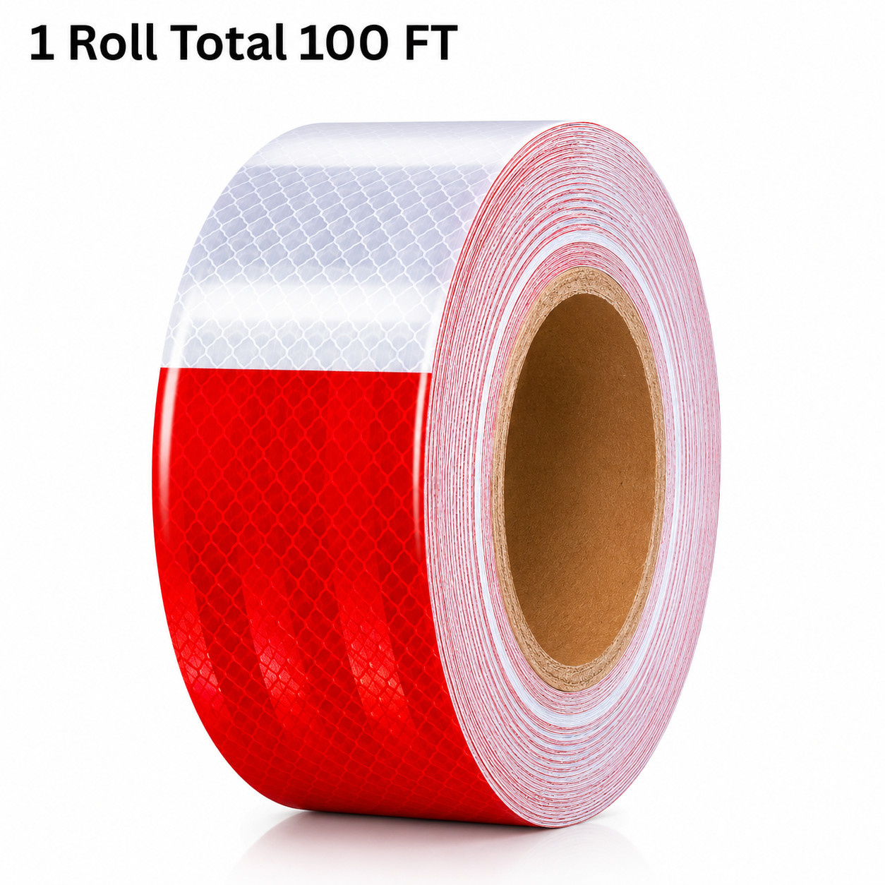 Conspicuity DOT-C2 Reflective Red White Warning Safety Tape Trailer Boat 2″x200′
