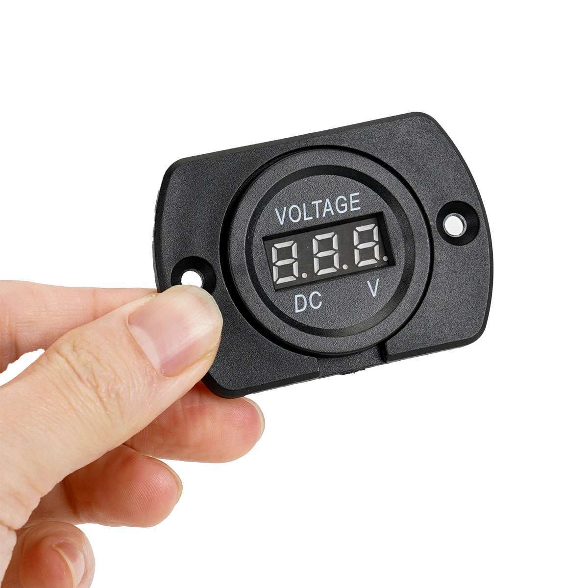 DC12V-24V Car Panel LED Digital Display Voltmeter Voltage Meter Battery Gauge