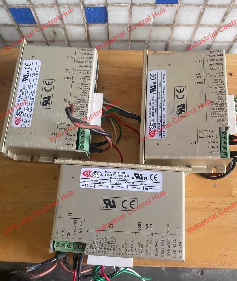 Copley Controls 412CE DC Brush Servo Amplifier 90v 10/20 Amps