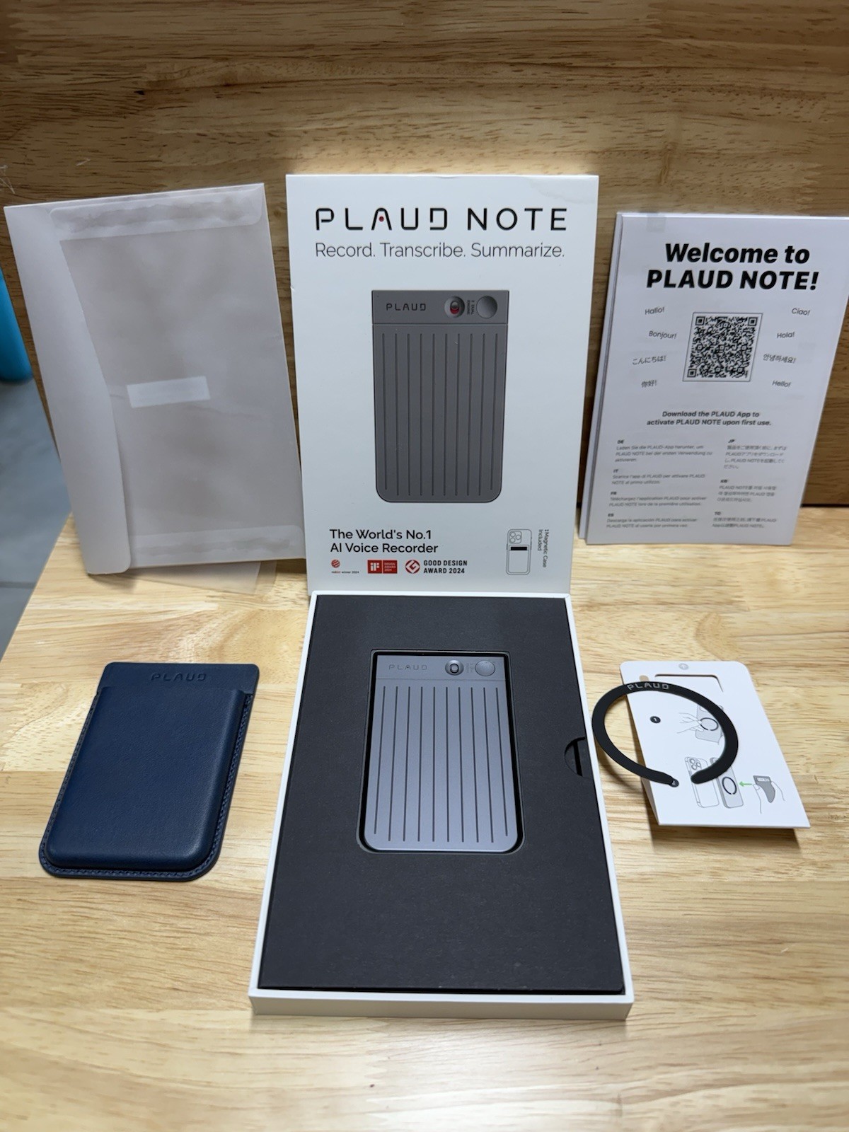 Plaud Note NB-100 Empowered AI Voice Recorder & Note Taker 64GB Silver Used Once