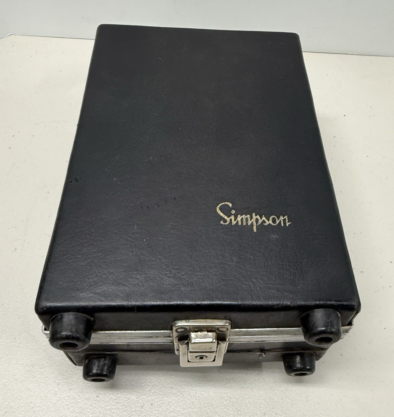 VINTAGE SIMPSON 260 6P MULTIMETER WITH CASE PROBES & MANUAL