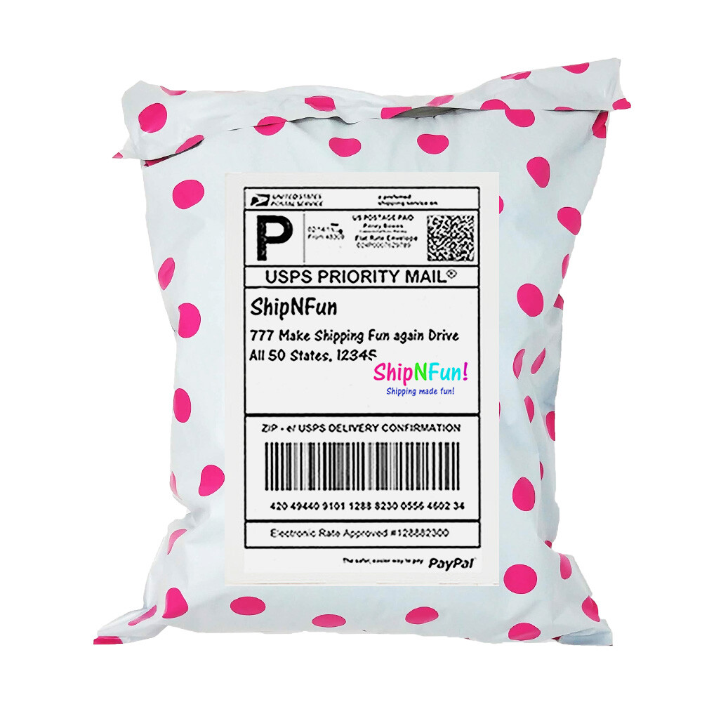 (20-200Pack) 10″ x 13″ Designer Prints FLAT POLY Mailers Business Ship Envelopes