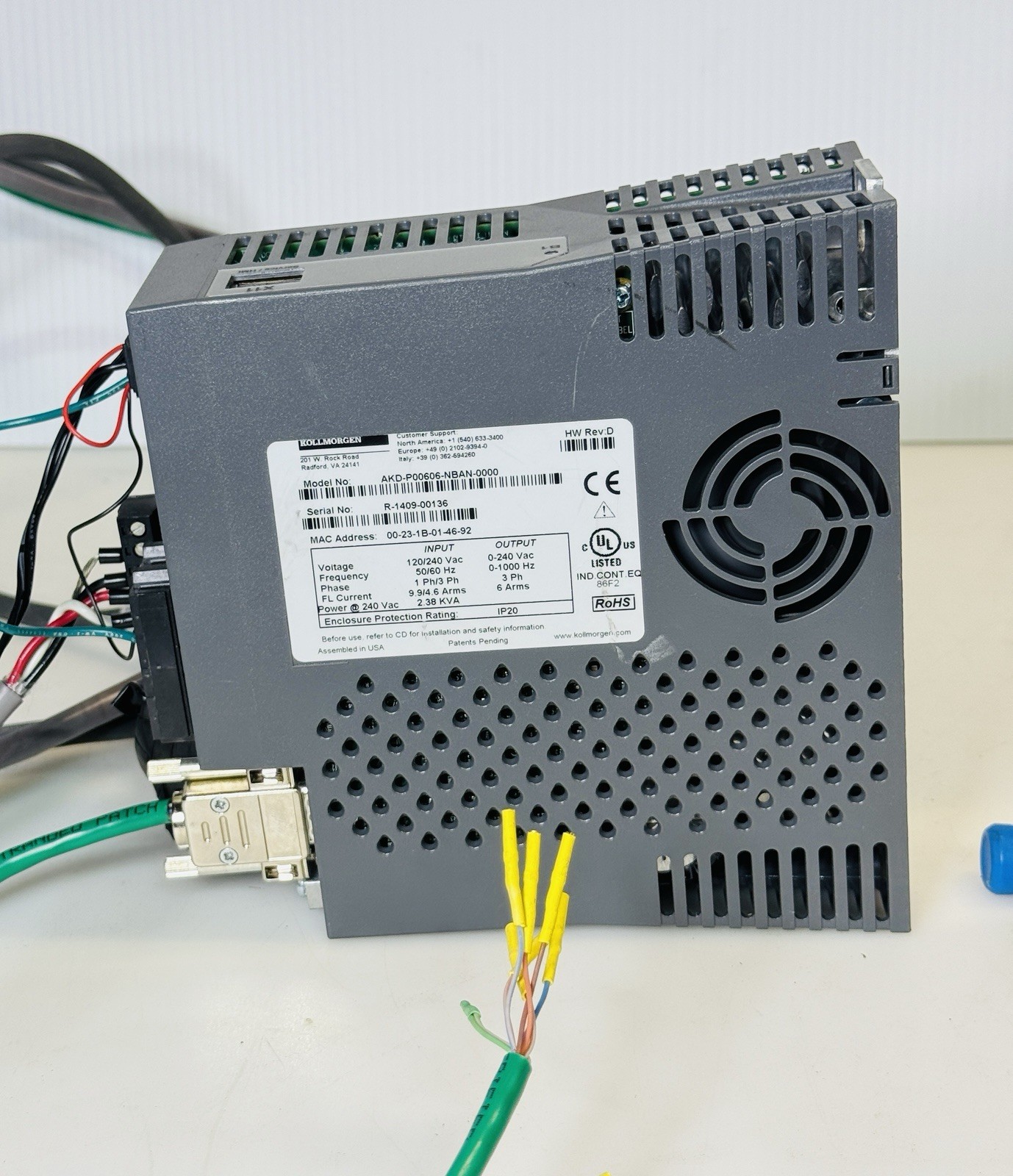 Kollmorgen AKD-B00606-NBAN-0000 Servo Drive