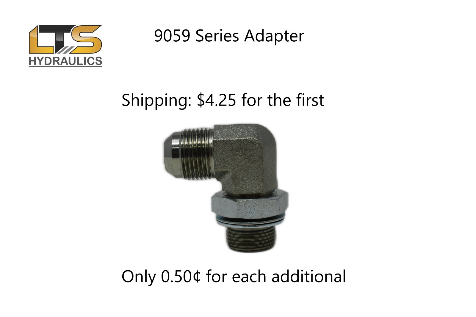 1/2″ Male JIC x 1/2″ Male BSPP British Parallel Pipe 90° Adapter 9059-08-08