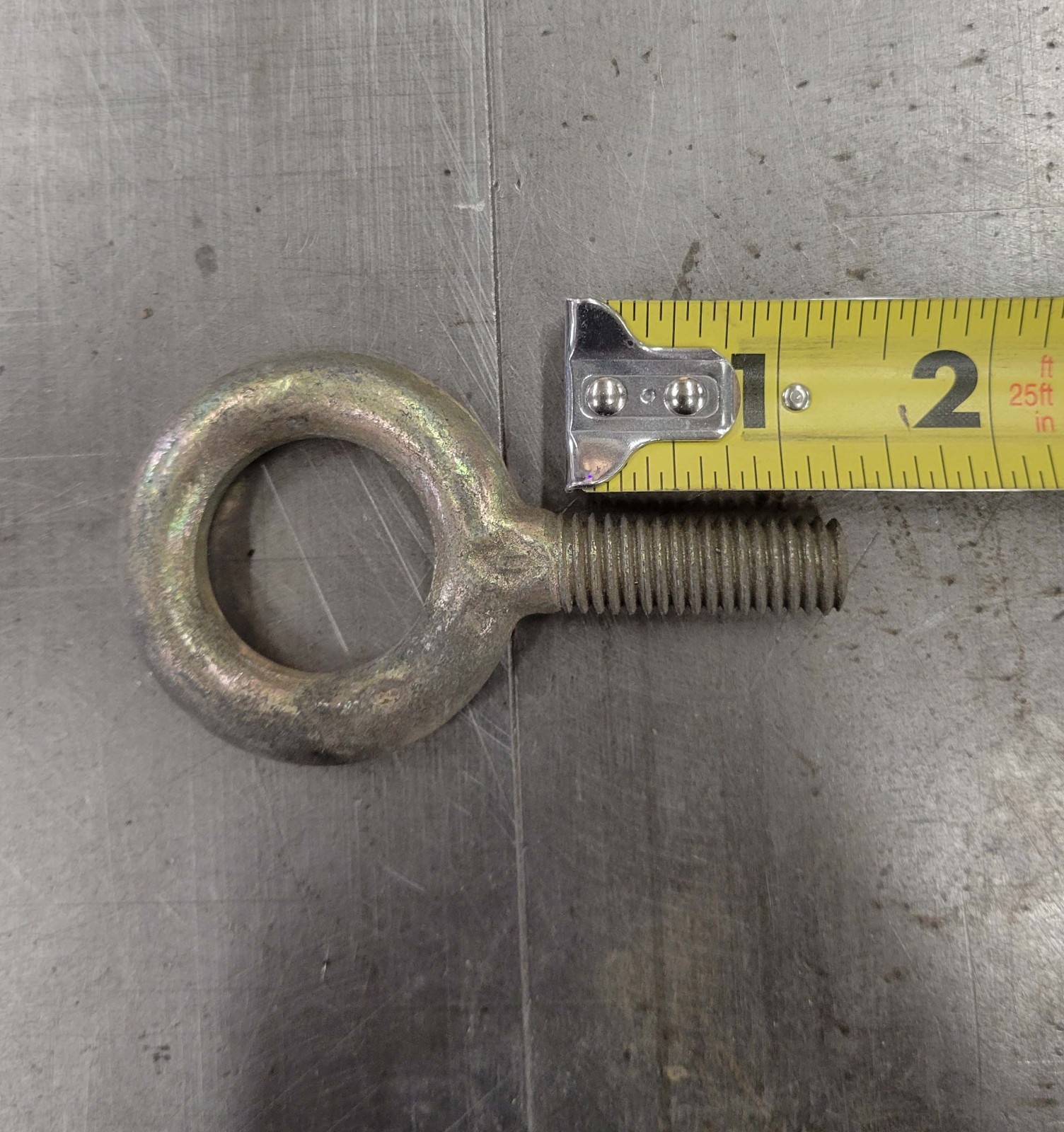 Lot of 10 Lifting Eye bolt, 1/2-13, MADE IN THE USA, Forged Steel Eyebolts
