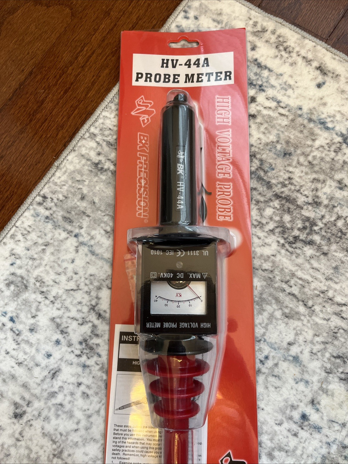 B&K Precision Hv 44A High Voltage Probe Meter