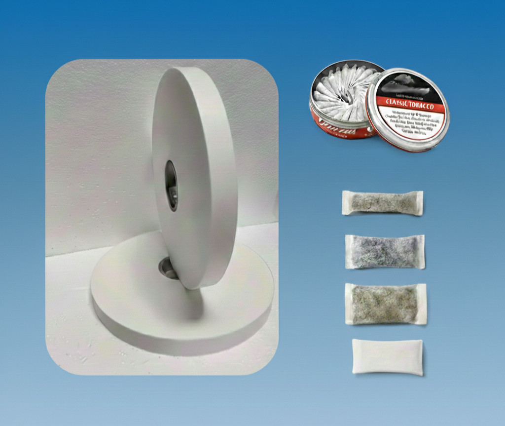 Non-Woven Snus Pouch Paper Rolls – 76mm ID, 4cm Width, 700m, Heat Sealable