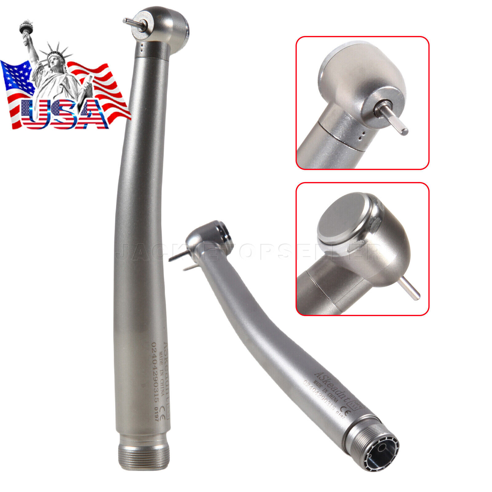 Turbina NSK PANA MAX Style Dental High Speed Handpiece Push Button 2 Hole Borden