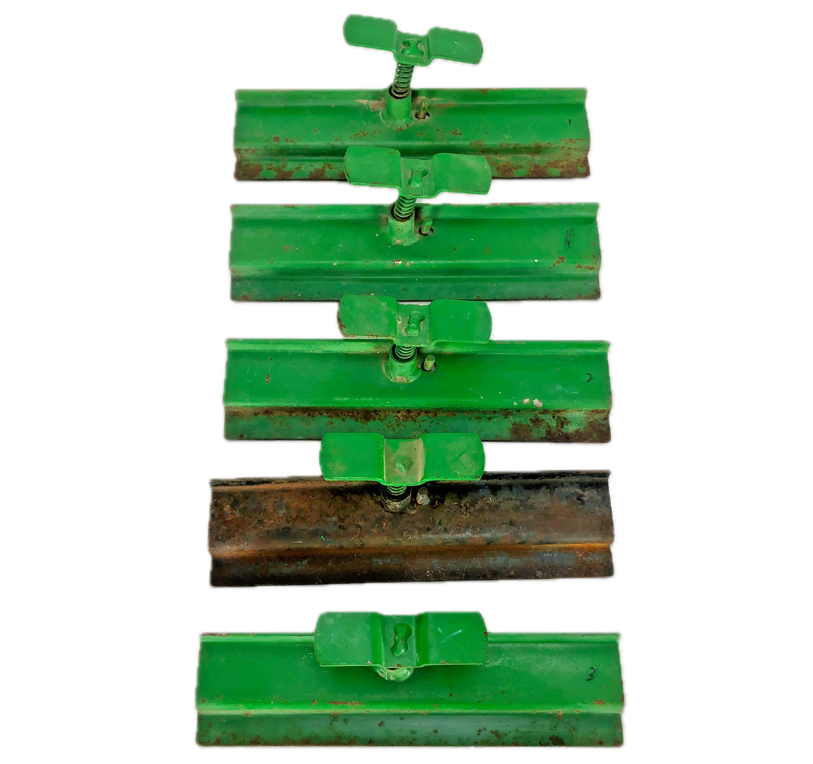 5PC Used John Deere AH170741 Concave Separator Grate Cover Filler Combine S STS