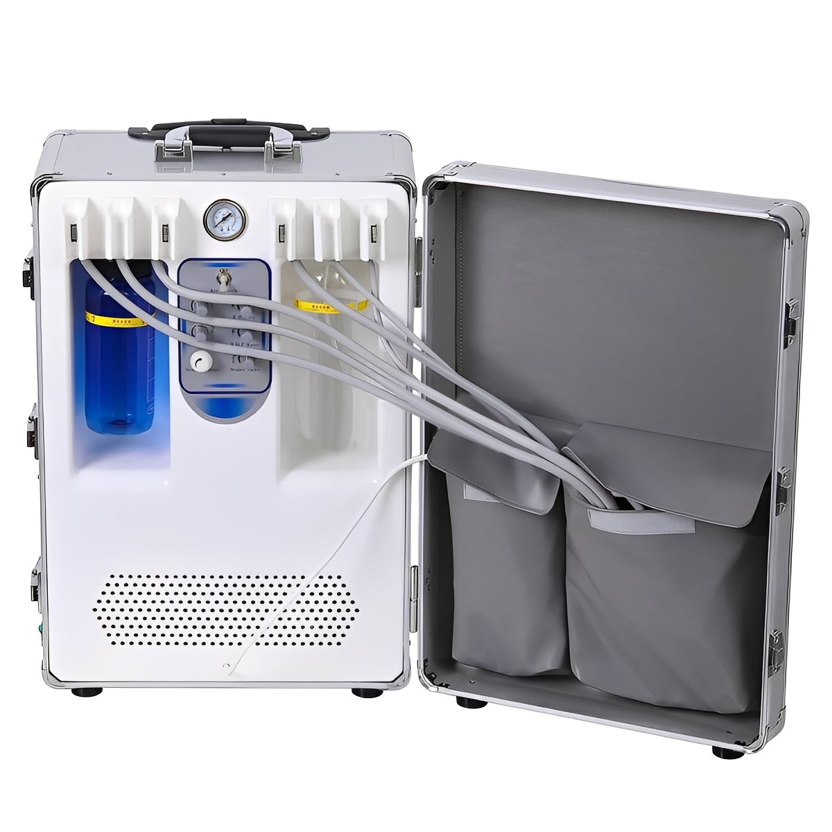 Portable Dental Delivery Unit System Air Compressor Strong suction 118 L/min po