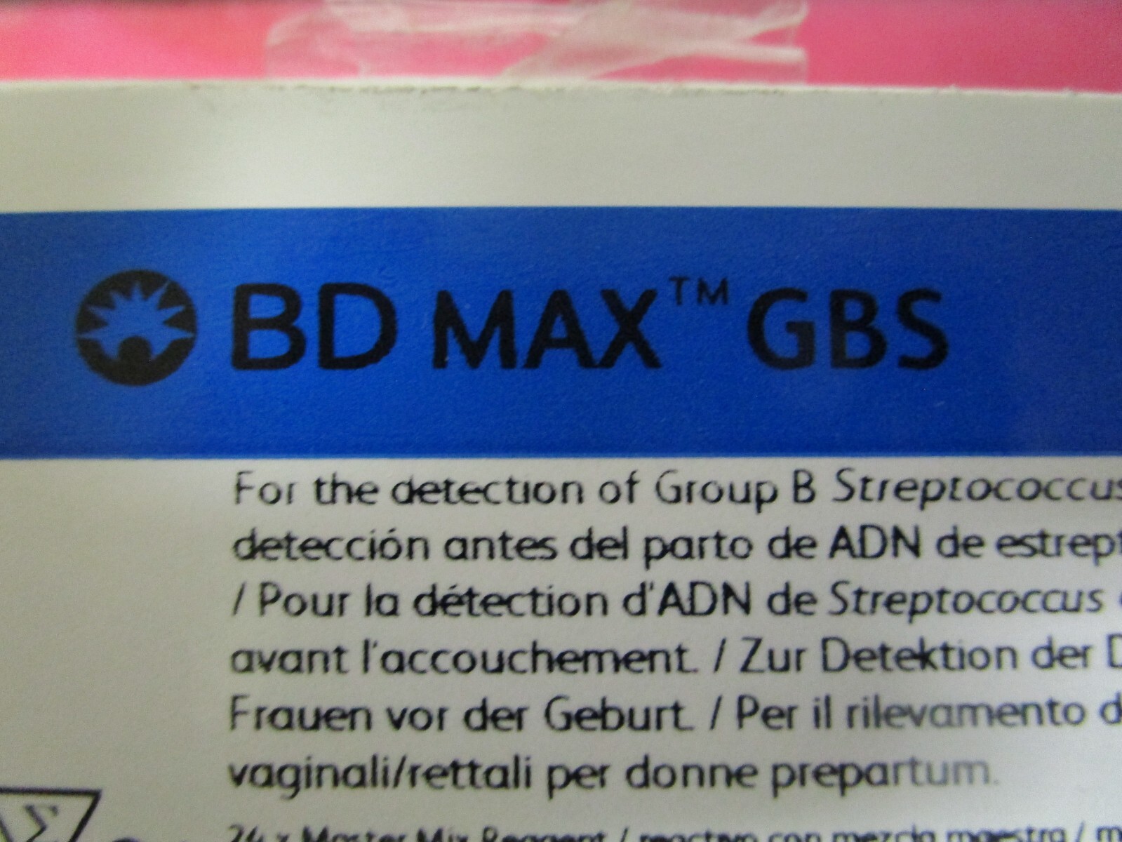 BD Max GBS Ref 441772 Testing Kit – Becton Dickinson