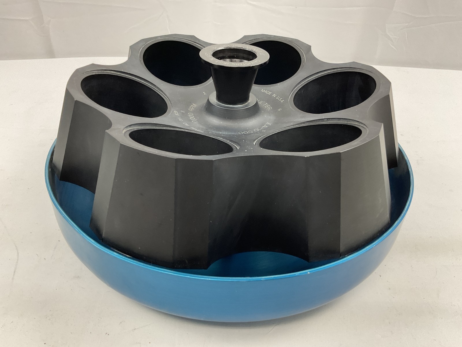 Beckman Coulter JLA-10.500 Fixed Angle Centrifuge J Series Rotor with 6 Inserts