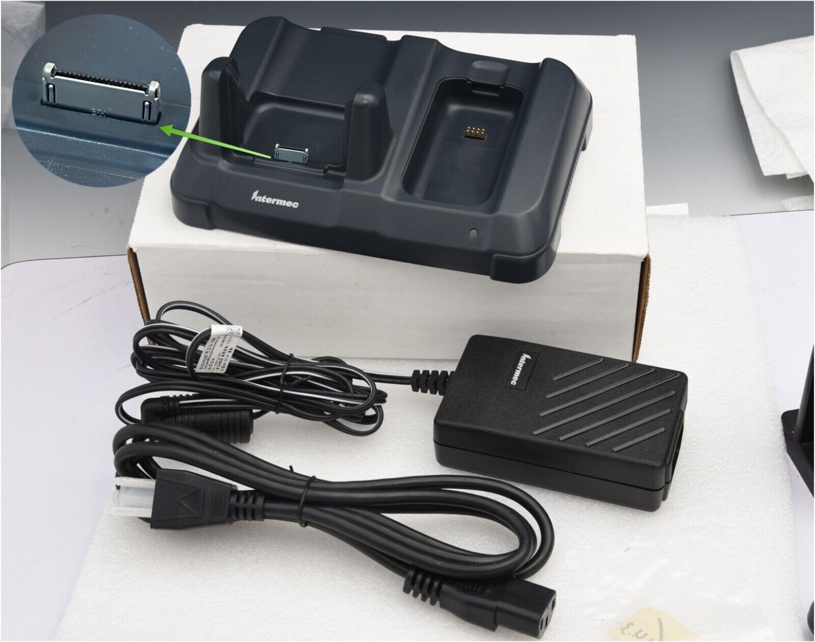 Honeywell CK3 CK3X Docking Cradle CK65 AD20, 871-228-201, 871-228-101 Intermec