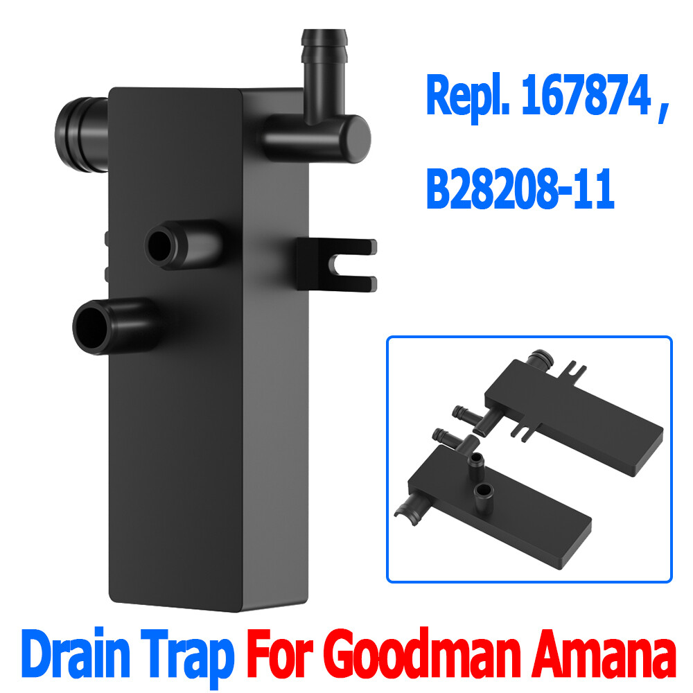 Drain Trap For Goodman B28108-11 Amana 167874 Central Furnace Drain Trap Replace