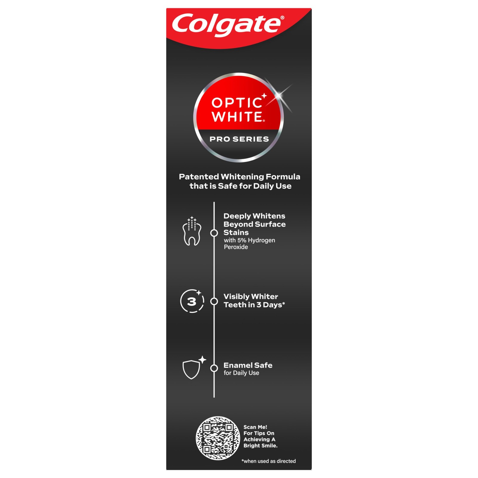 Colgate Optic White Pro Series Stain Prevention Hydrogen Peroxide Toothpaste,