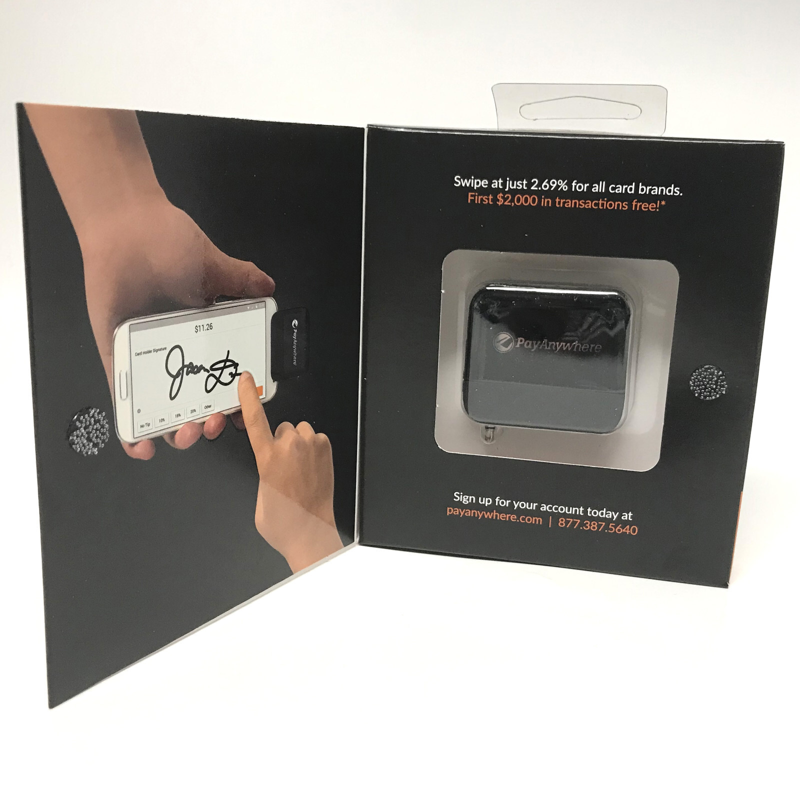 PayAnywhere Mobile Credit Card Reader w/HEAD SET JACK | Android iPhone |NIB 2015