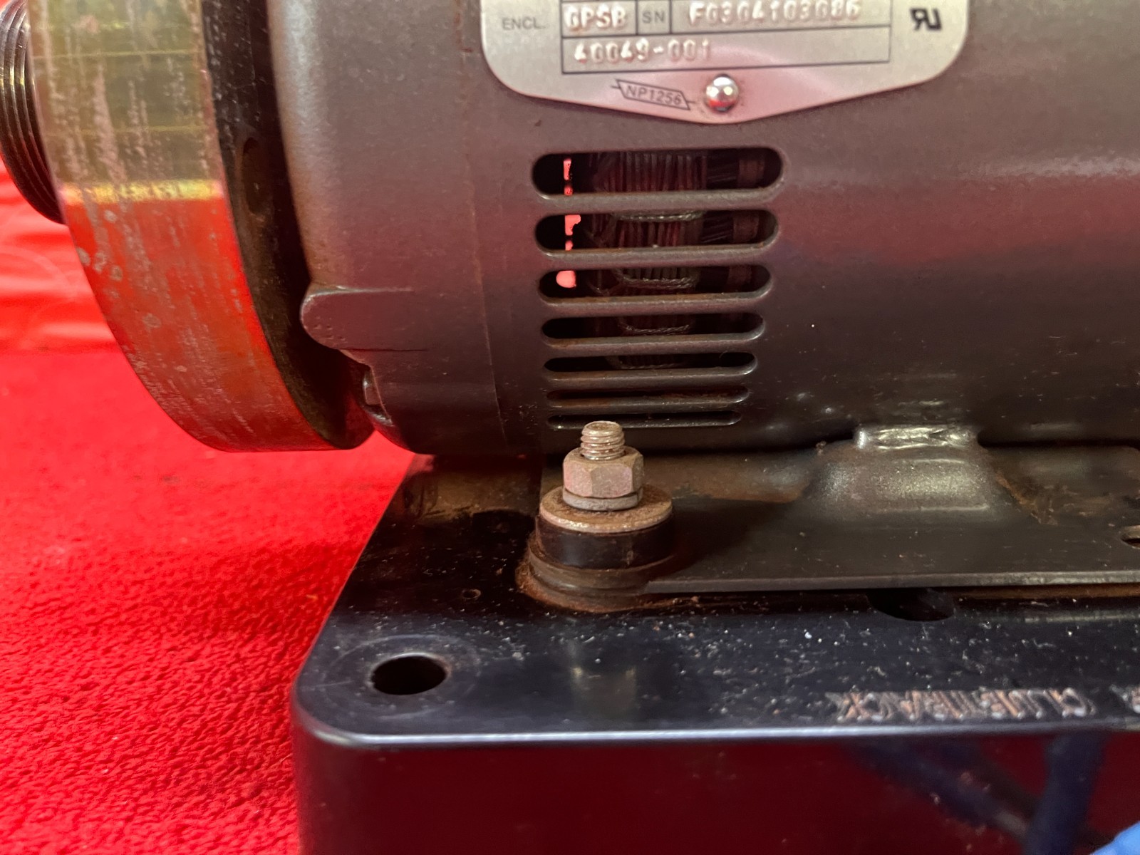 Used Baldor-Reliance Industrial Motor 2 HP 1740RPM 200V 6.2A Good Condition
