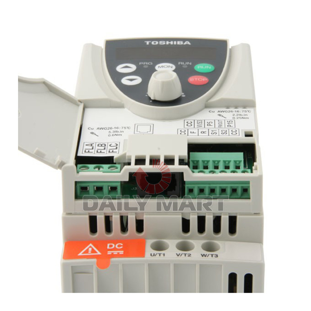Used & Tested TOSHIBA VFNC1S-2004P-W Inverter 0.4kW 220V