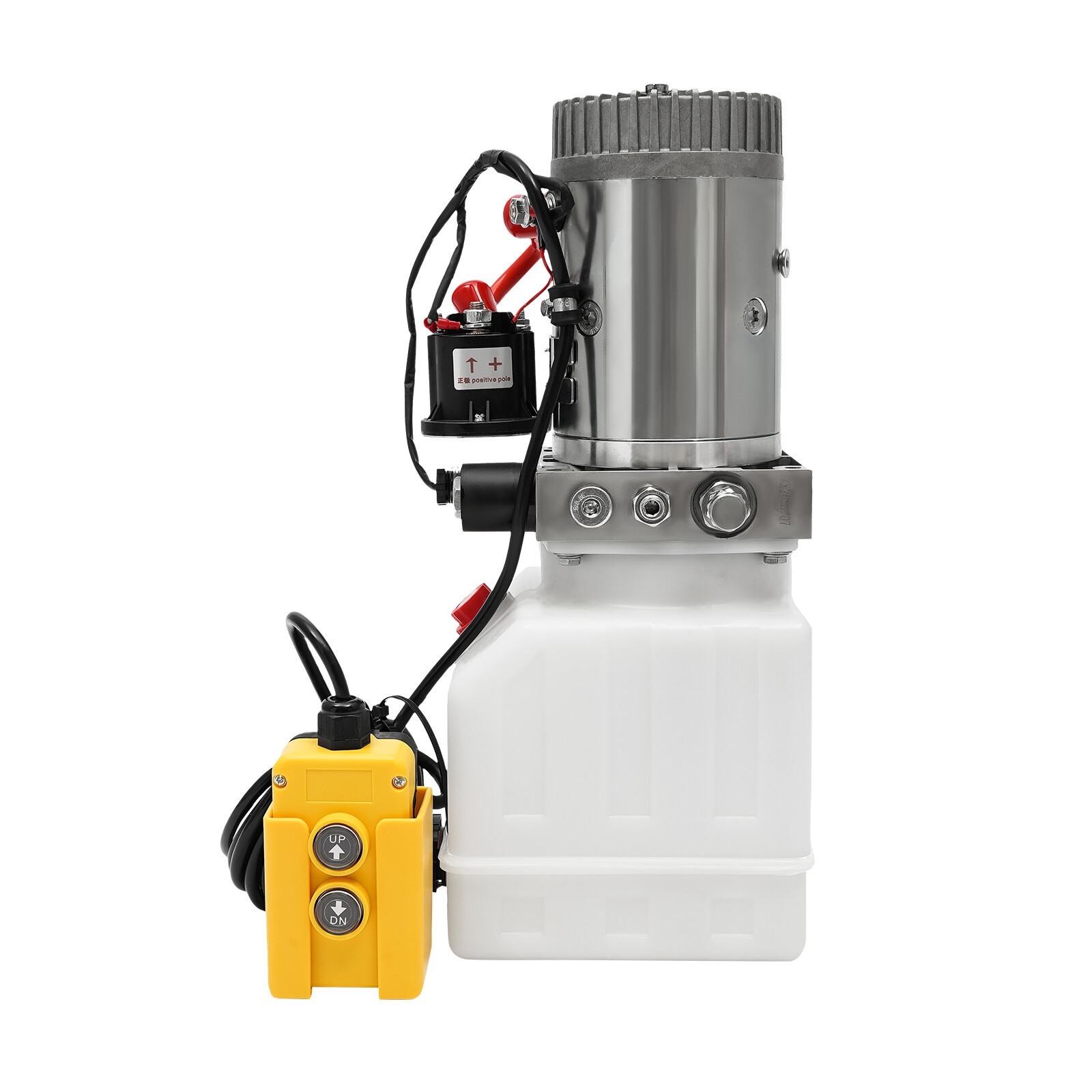Electric Hydraulic Pump, Hydraulic Power Unit 12V, Single Acting Oil Pump 4/L