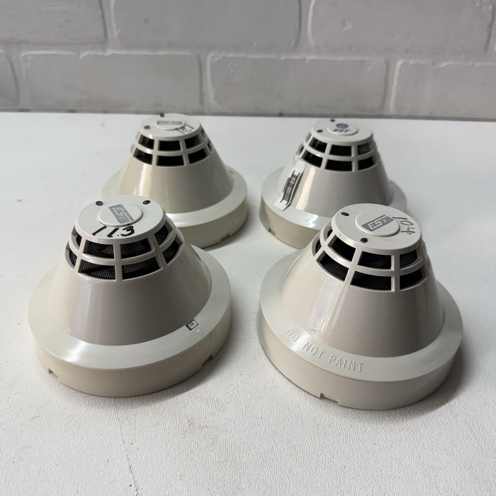 Lot of 4 Edwards EST SIGA-PS Intelligent Photoelectric Smoke Detector