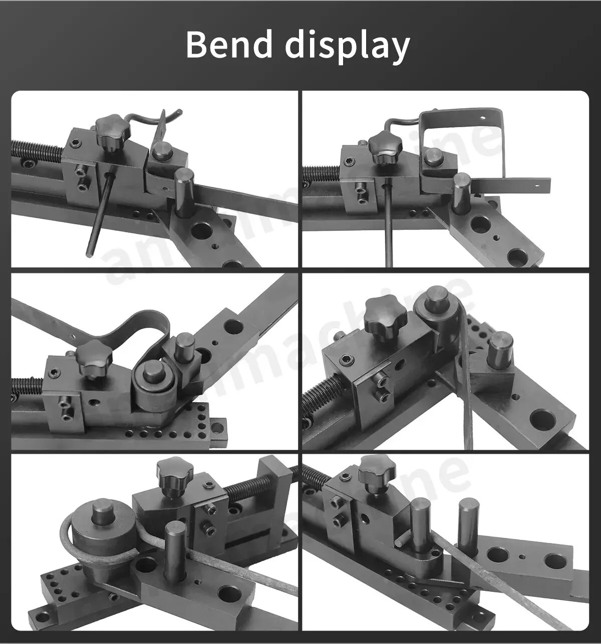 Mini Universal Bender Wire Flat Metal Manual Bending Machine 6th Generation